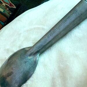 VINTAGE  ALUMINUM  ICE CREAM SPOON